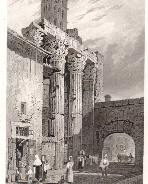 Roma, Tempio di Marte, 1850