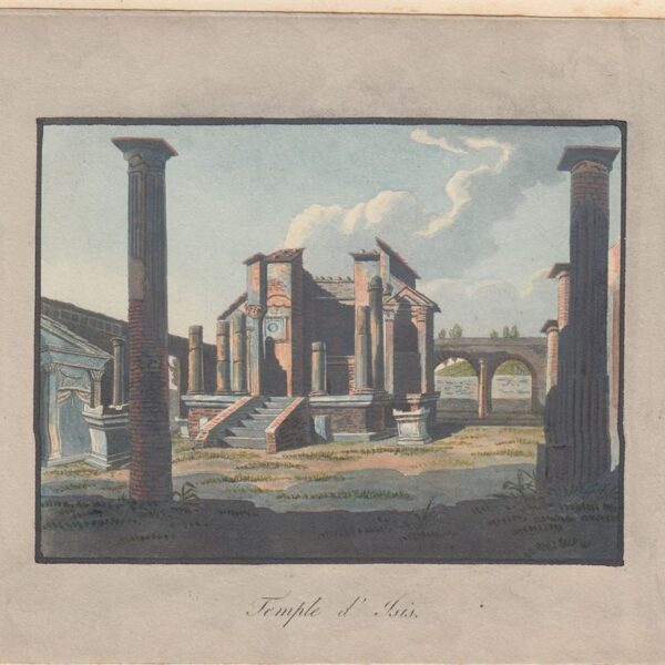 Pompei, Tempio di Iris, 1830