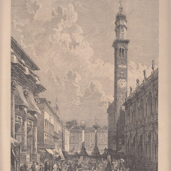 Vicenza, Piazza dei Signori, 1885