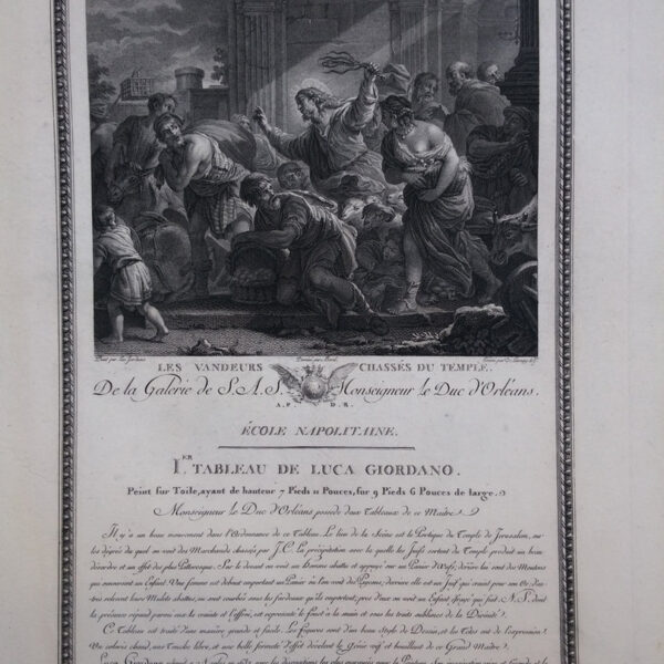 Luca Giordano, I Mercanti Scacciati dal Tempio, 1786