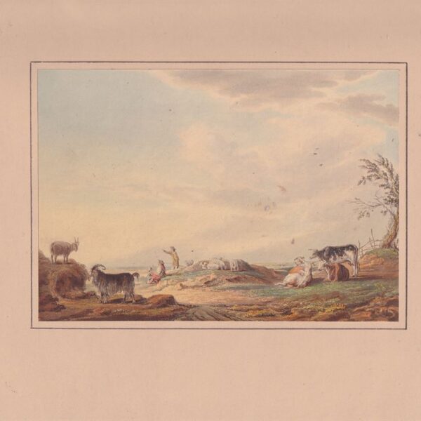 A.Cuyp, Paesaggio con bestiame, 1830
