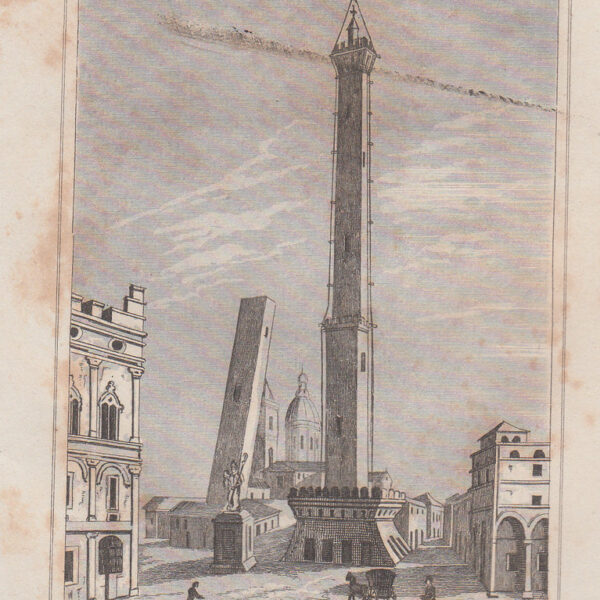 Bologna, Le torri, 1835