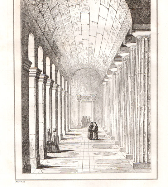 Siracusa, Tempio di Minerva, 1835