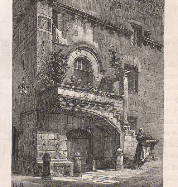 Viterbo, Palazzo Poscia,1877