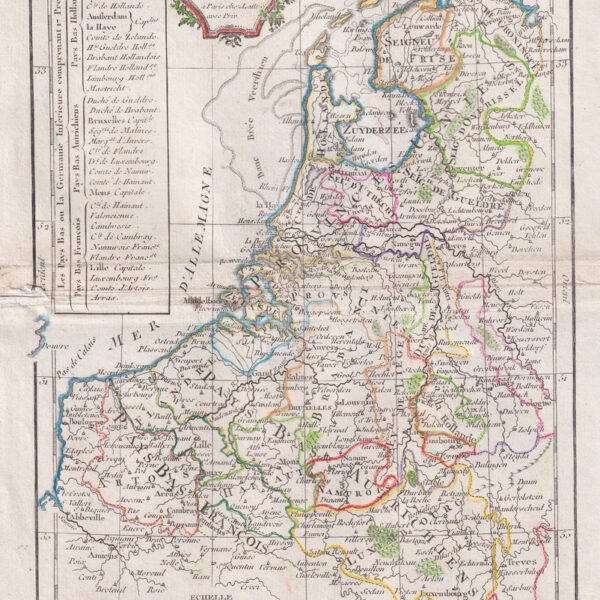 Paesi Bassi, C.F. Delamarche, 1816