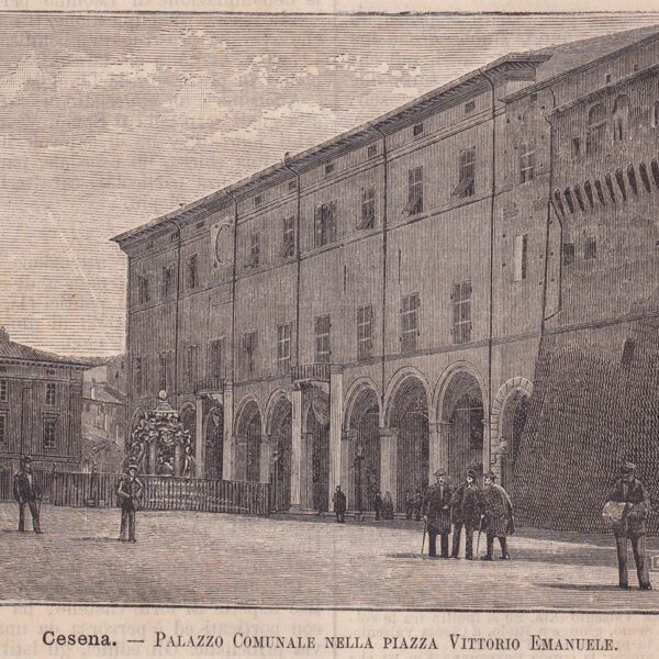 Cesena, Palazzo Comunale, 1890