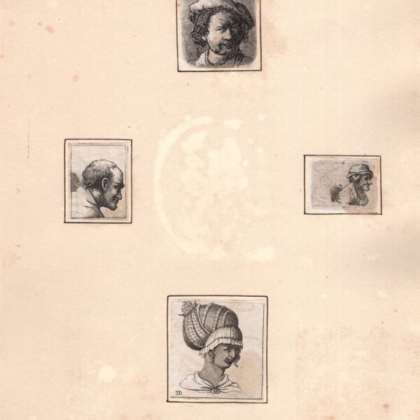 David Deuchar (1743-1808), Studi di volti