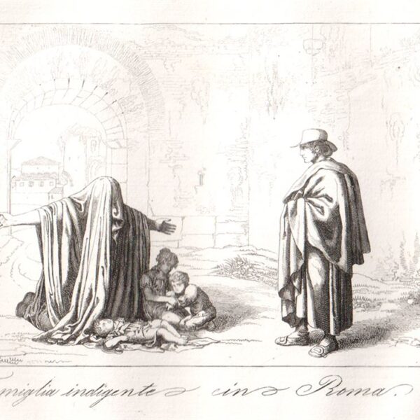 Famiglia Indigente, B. Pinelli, 1840