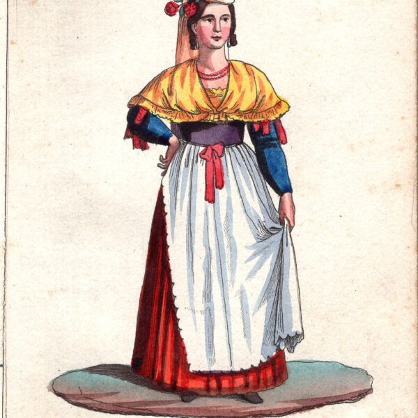 Donna di Subiaco, acquarello