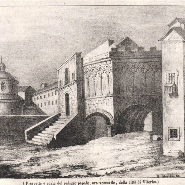 Viterbo, Palazzo Papale, 1844