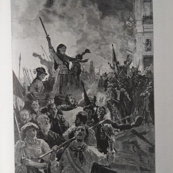 Giuseppe Garibaldi in Napoli disegno di E. Matania