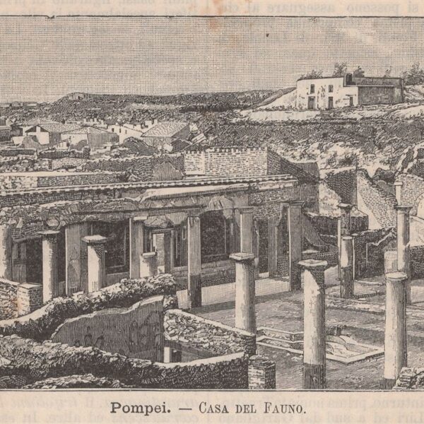 Pompei, Casa del Fauno, 1890