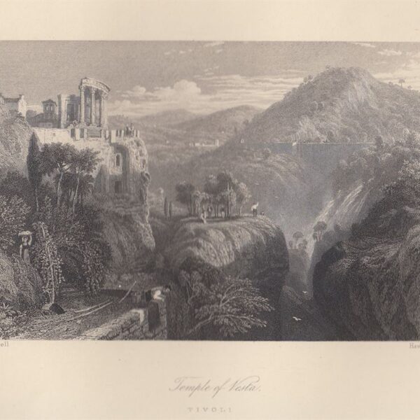 Tivoli, Tempio di Vesta, 1850