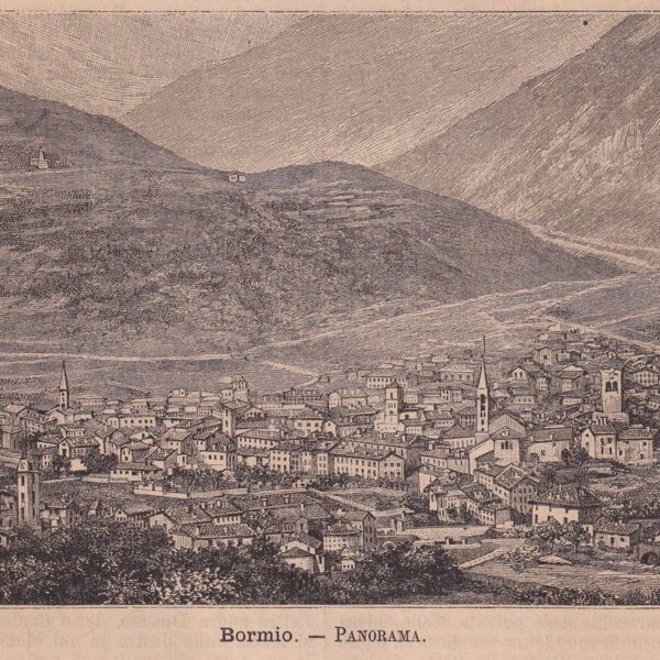 Bormio, Panorama, 1890
