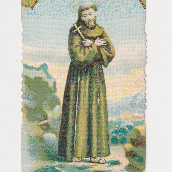 Santino antico, S. Francesco d'Assisi, XX sec.