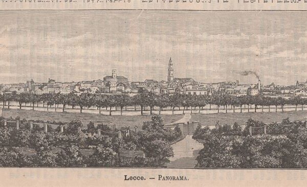 Lecce, Panorama, 1890