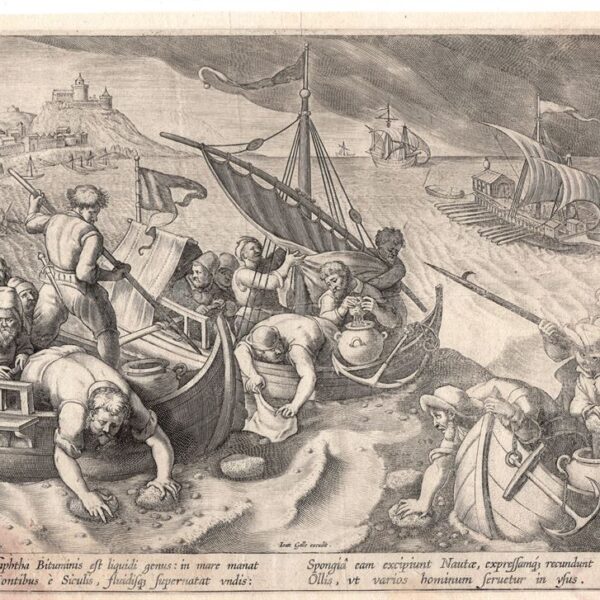 Stradanus, Raccolta della nafta, 1594-98