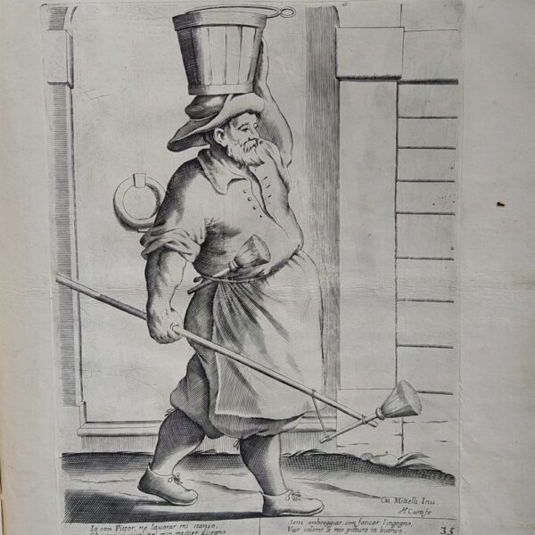 Mitelli Giuseppe Maria, Arti e Mestieri per la via, Imbianchino, 1660