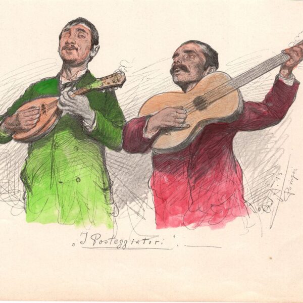 Wilhelm Allers, I Posteggiatori, 1890