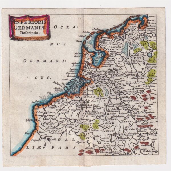 Philippus Cluverius (1580-1622), Mappa della Germania 1686