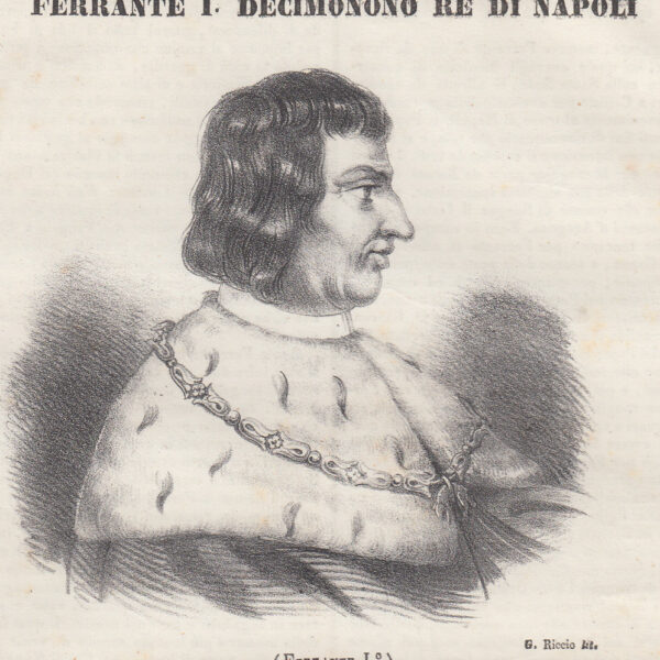 Ferrante I, XIX re di Napoli, 1844