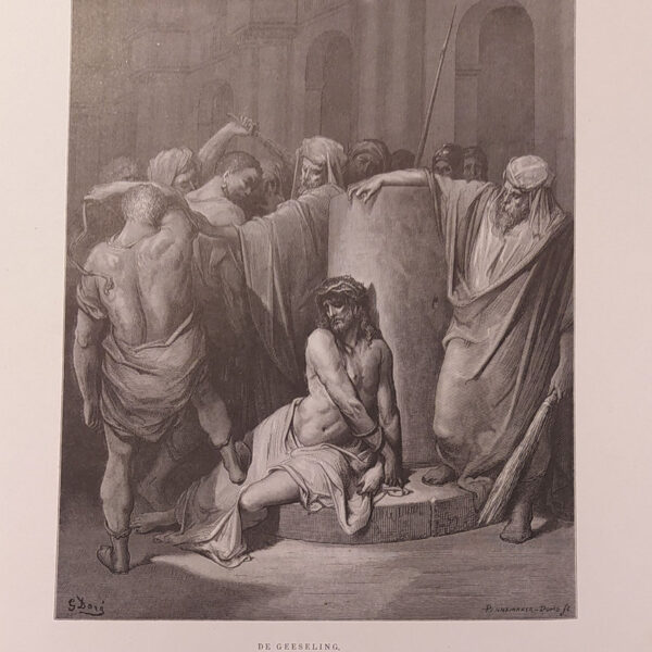Gustave Dorè, Gesù alla fustigazione, 1873