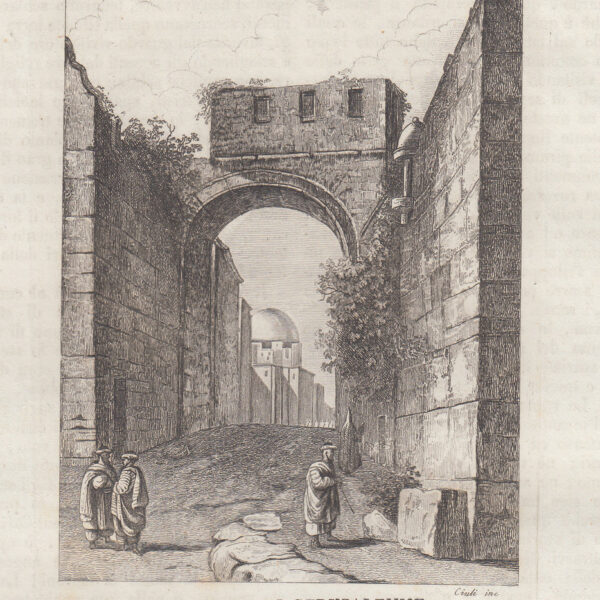 La Porta di Gerusalemme, 1839