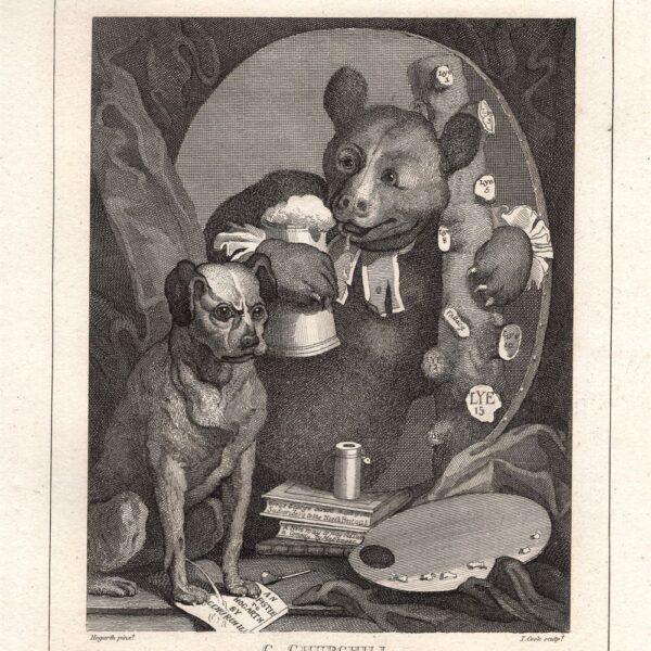 Hogarth William (1697-1764), C. Churchill, 1813