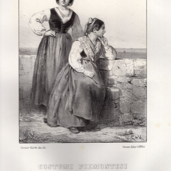Costumi Piemontesi, La Spezia, 1850