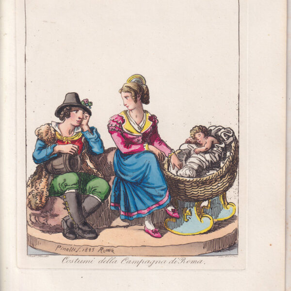 Bartolomeo Pinelli, Costumi della campagna di Roma, 1834