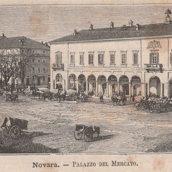 Novara, Palazzo del Mercato, 1890