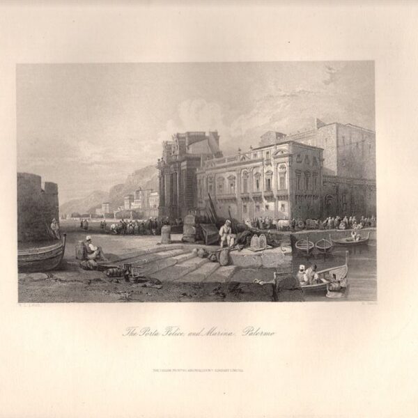 Palermo, La Porta Felice, 1850