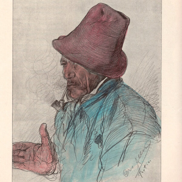 Wilhelm Allers, Un Vecchio contadino, 1890