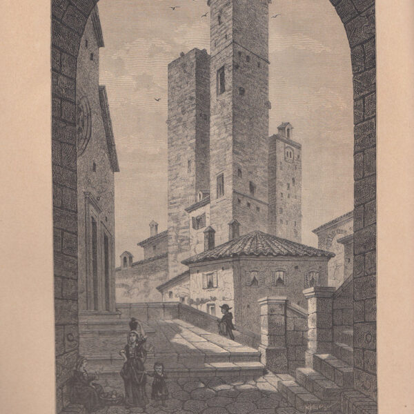 San Gimignano, 1885