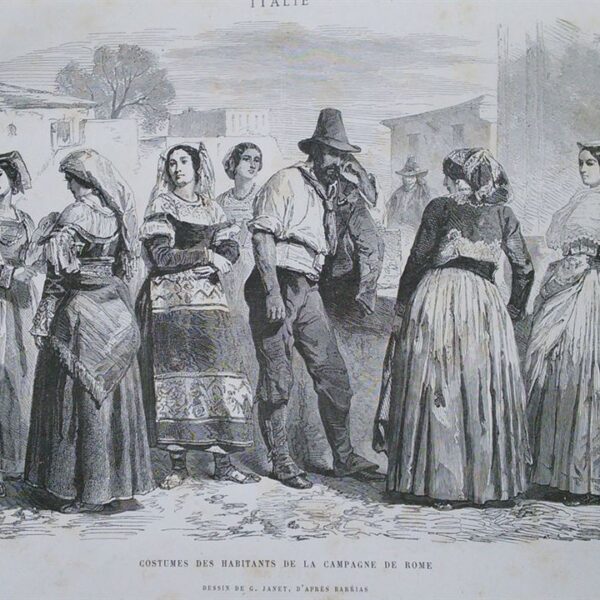 Costumi della Campagna di Roma, 1860