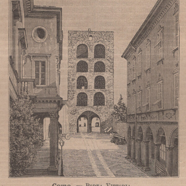 Como, Porta Vittoria, 1890