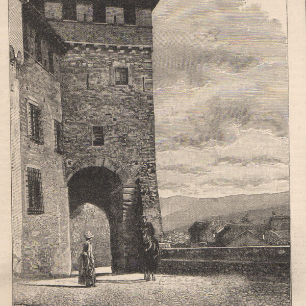 Il castello di Tagliolo (Valle d'Orba), 1889