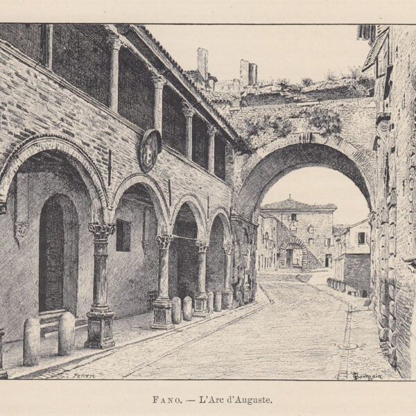 Fano, Arco di Augusto,  1890