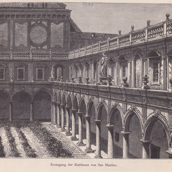 Napoli, Chiostro di San Martino, 1884