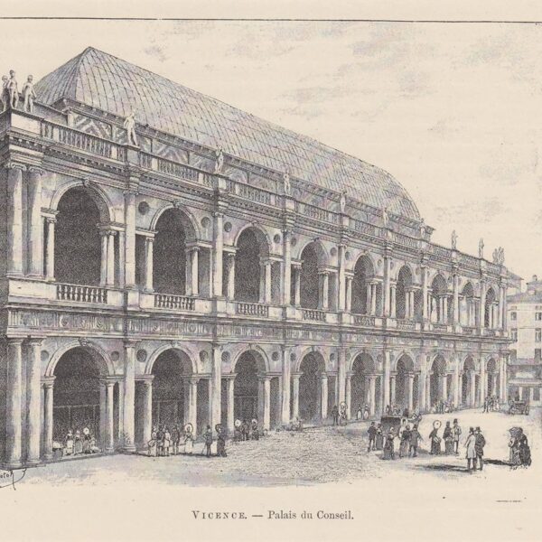 Vicenza, Palazzo del Consiglio, 1890