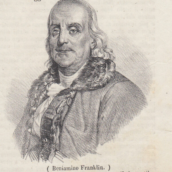 Beniamino Franklin, 1841