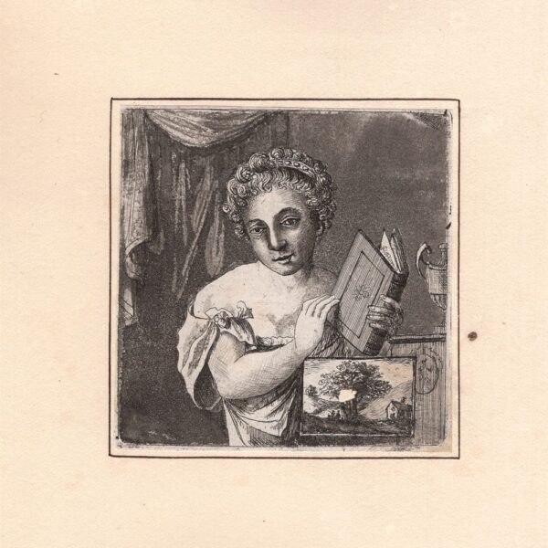 David Deuchar (1743-1808), Ragazza con libro e quadro