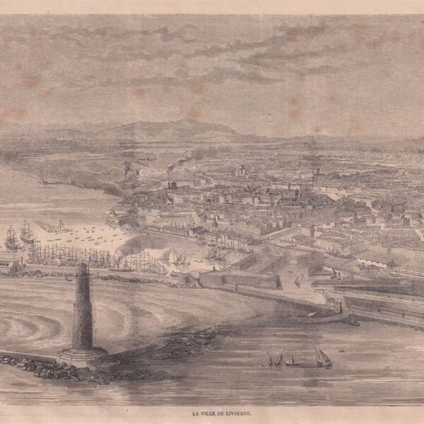 Livorno, Veduta Panoramica, 1859