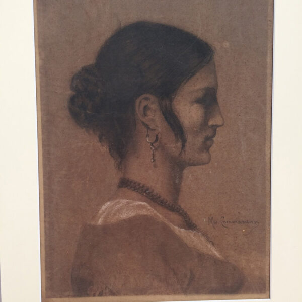 Michele Cammarano, Ragazza di profilo, fine 800