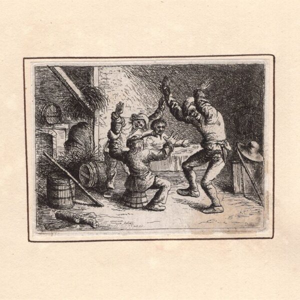 David Deuchar (1743-1808), Contadini che ballano in un interno