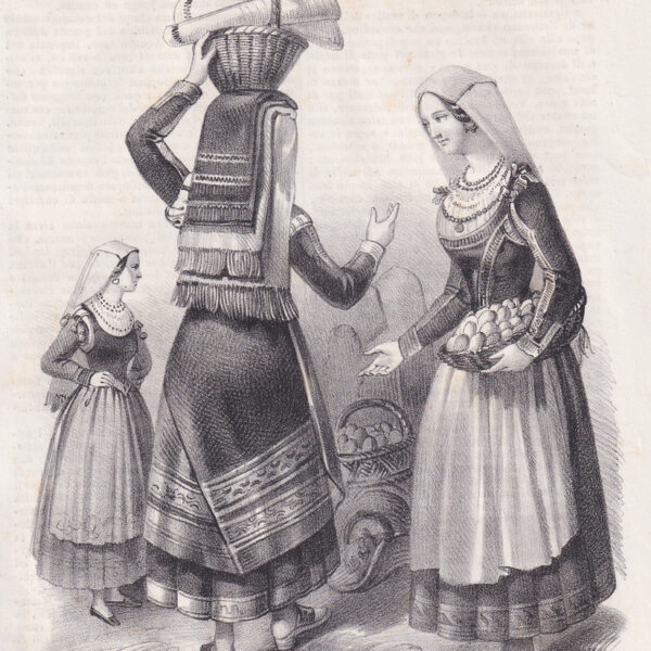 Le donne di Pettorano, Aquila, 1856