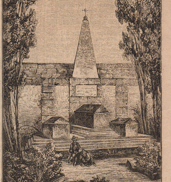 Capua, Tomba di Garibaldini a Sant'Angelo in Formis, 1894