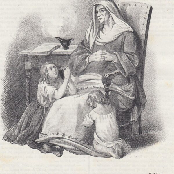 La Nonna.Litografia 1842
