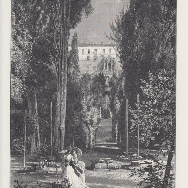 Tivoli, Villa D'Este, 1884