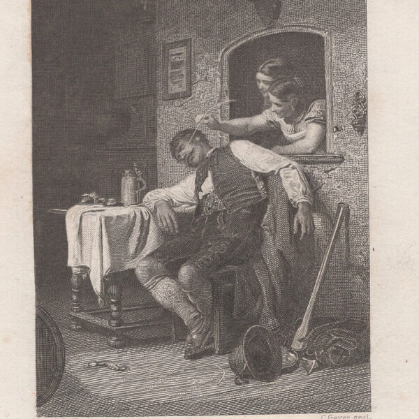 Piccola incisione del XVIII-XIX s